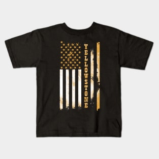 Yellowstone Flag Kids T-Shirt